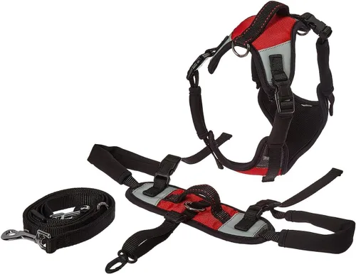 Vista 7 de Correa para perro Lift and Go, pequeña, color rojo