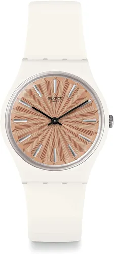 Vista 2 de Swatch GW209 - Reloj analógico de cuarzo suizo con correa de silicona para mujer
