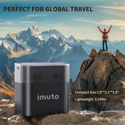 Vista 7 de imuto Cargador de batería AA recargable, cargador inteligente AA compatible con batería recargable de litio y NiMH, carga independiente de 8