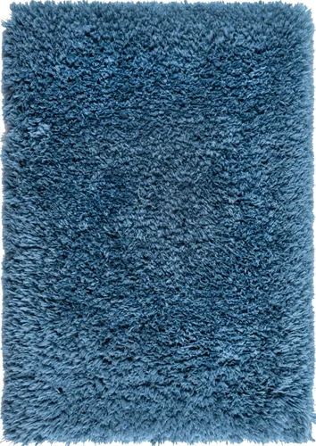 Vista 3 de Rugs.com - Alfombra de la colección Infinity, alfombra de pelo mullido sólida de 2 x 3 pies, color azul Egeo, perfecta para salas de estar