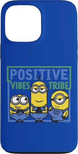 Vista 24 de Minions Carcasa Positive Vibes para iPhone 17