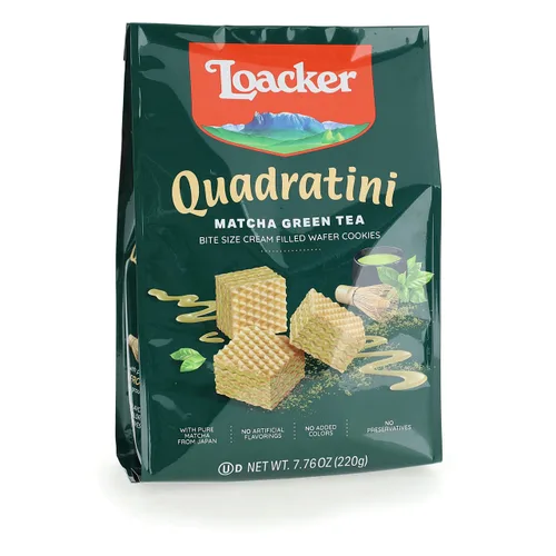 Vista 6 de Loacker Quadratini - Galleta de oblea, pan de jengibre, 8.82 onzas