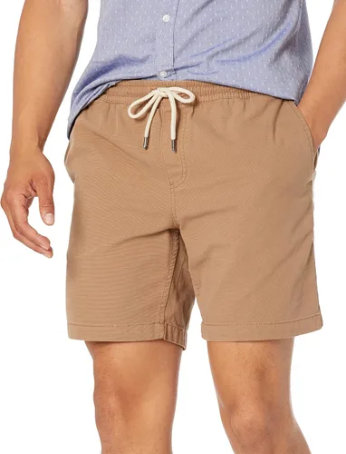 Vista 3 de Goodthreads Pantalones cortos de lona elástica para hombre de ajuste ajustado de 7 pulgadas