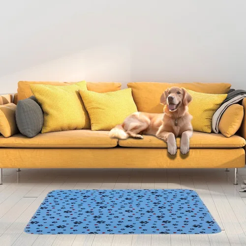 Vista 7 de Almohadillas Lavables para Orina para Perros, Paquete de 2 Extra Grandes de 36"x54" Súper Absorbentes Almohadillas Reutilizables para Cachorros
