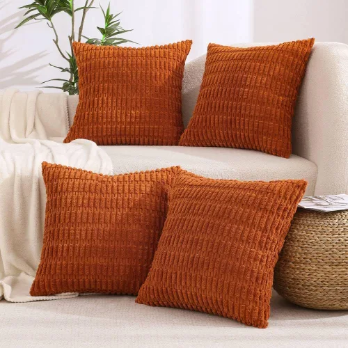 Vista 21 de All Smiles - Juego de 4 fundas de almohada decorativas negras de 16 x 16 pulgadas para decoración rústica de estilo casa de campo, funda de cojín