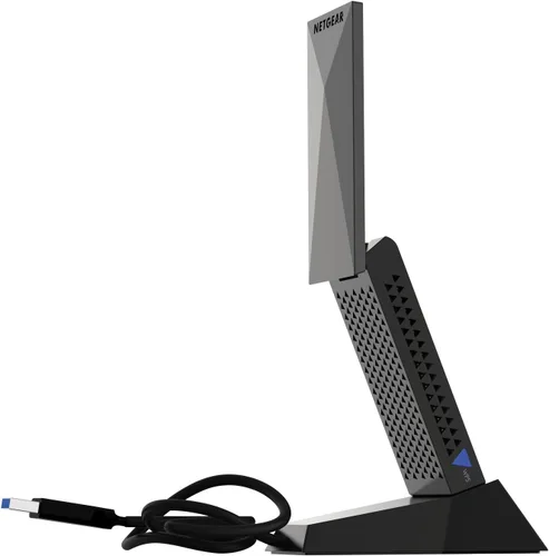 Vista 6 de NETGEAR Nighthawk AC1900 A7000 Adaptador USB para WiFi, con USB 3.0, WiFi con banda doble. Incluye soporte magnético.
