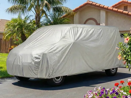 Vista 3 de CarsCover - Funda para minivan con 100% de protección para el sol, hasta 195 pulgadas.