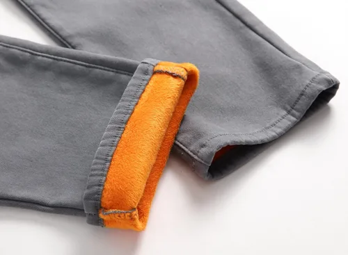 Vista 6 de FREDD MARSHALL - Jeans elásticos y ajustado para hombre con forro polar