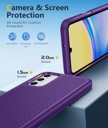 Vista 757 de FNTCASE Funda para iPhone 17 Pro: Fundas delgadas translúcidas de color azul claro compatibles con MagSafe, protección completa de la cámara