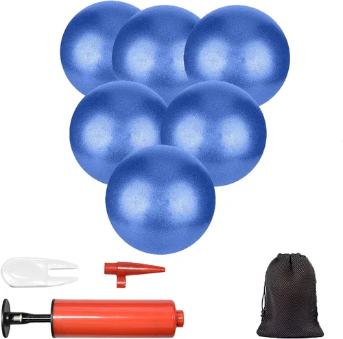 Vista 13 de Mini bolas de yoga 9 pulgadas ejercicio pilates terapia equilibrio micropore bola Barre equipo para entrenamiento de estabilidad en el hogar