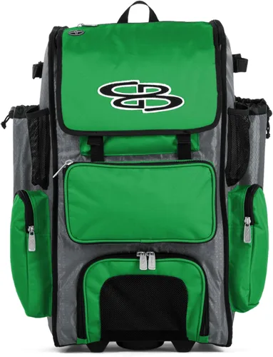 Vista 81 de Boombah Rolling Superpack - Bolsa para equipo de béisbol/sóftbol, varios colores, mango telescópico y capacidad para 4 murciélagos, versión