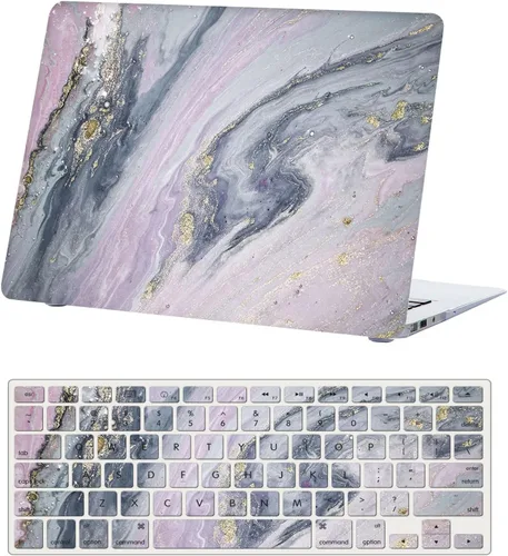 Vista 15 de Funda para laptop compatible con MacBook Air de 11 pulgadas 2015 2014 2013 2012 2011 2010 Realease modelo A1465 A1370, funda protectora de plástico