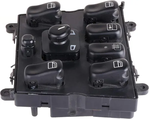 Vista 5 de OCPTY Interruptor de elevalunas eléctrico del lado del conductor, interruptor de control maestro para Mercedes Benz ML320 ML430 ML55 AMG ML500