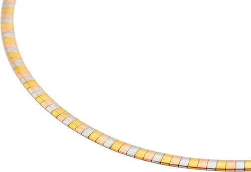 Vista 2 de Edforce Stainless Steel Italian Omega Chain Necklace