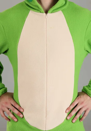 Vista 4 de Disfraz de Onesie de Rana para Adultos Multicolor