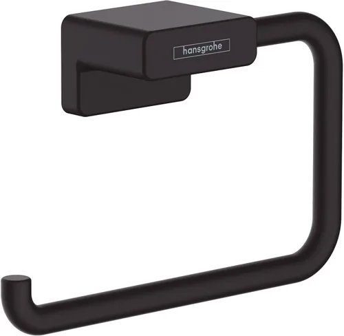 Vista 6 de hansgrohe AddStoris 41771340 - Portarrollos sin tapa en cromo negro cepillado, accesorios de 3 pulgadas