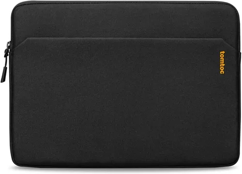 Vista 12 de tomtoc Funda delgada de ajuste personalizado para MacBook Neo A18 Pro A3404 de 13 pulgadas, resistente al agua, con bolsillo para accesorios