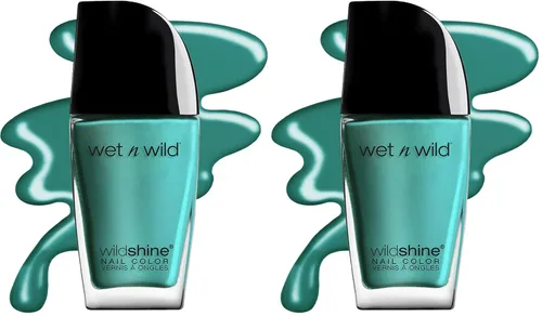Vista 9 de wet n wild Wild Shine Esmalte de Uñas, Orange-Red Nuclear War, Color de Uñas Guerra nuclear