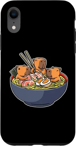 Vista 25 de Capybara Eating Ramen Funda para iPhone 17
