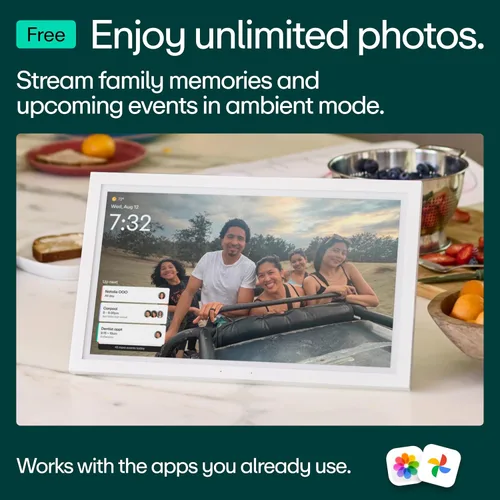 Vista 3 de Greenlight Family Hub 15.6" Digital Calendar with 12M Subscription