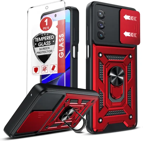 Vista 22 de LeYi Funda para Moto G Stylus 5G 2022: [No compatible con la versión 4G] Funda para Moto G Stylus 2022 con protector de pantalla de vidrio templado