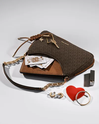 Vista 6 de Michael Kors Nolita - Bolsa con cadena mediana
