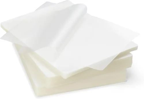 Vista 11 de Amazon Basics Hojas de laminación térmica transparente para documentos y fotos, 9 x 11.5 pulgadas, 2.8 mil, paquete de 50