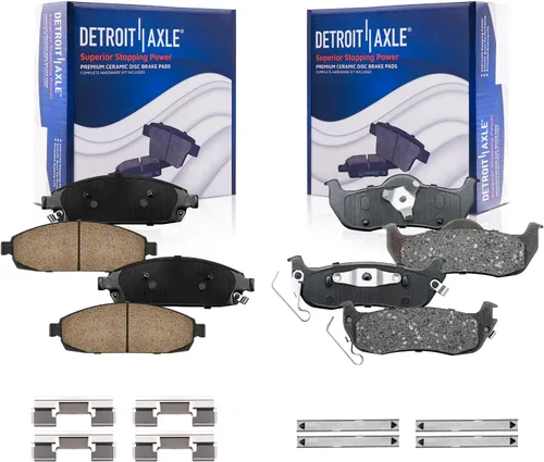 Vista 74 de Detroit Axle - Pastillas de Freno Delantero Izquierdo Reemplazo de Pinza de Disco para Ford Fusion Mazda 6 Lincoln MKZ Mercury Milan 2006-2012