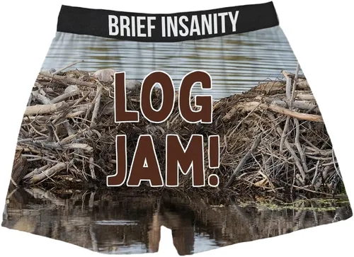 Vista 30 de BRIEF INSANITY Funny & Comfy Boxer Shorts and Pajama Pants for Men & Women Novelty Graphic Underwear & Loungewear