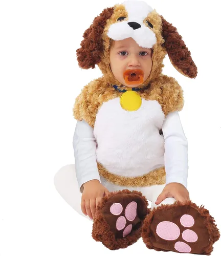 Vista 2 de Spooktacular Creations Halloween Puppy Costume for Kids, Toddler Puppy Costume for Baby Halloween Animal Dress Up Party