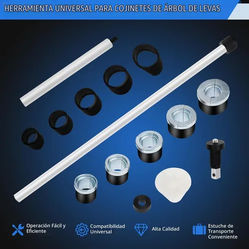 Vista 7 de 8MILELAKE Desmontaje universal de la herramienta del cojinete del árbol de levas con el Rango de adaptadores de 1-1/8 a 2-2/3 pulgadas Compatible