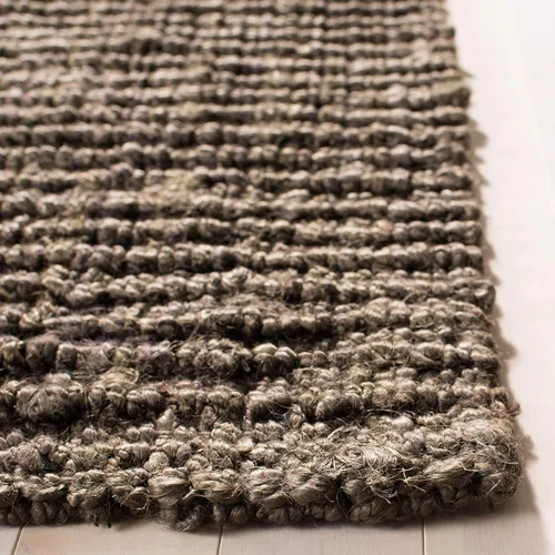 Vista 3 de SAFAVIEH Alfombra 2x3 - Colección de fibra natural - Marrón, yute hecho a mano, estilo granja, textura gruesa de pelo grueso (NF447D)