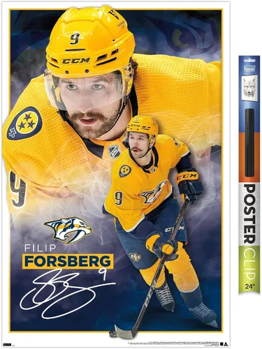 Vista 17 de Trends International NHL Nashville Predators - Póster de pared de Filip Forsberg 23