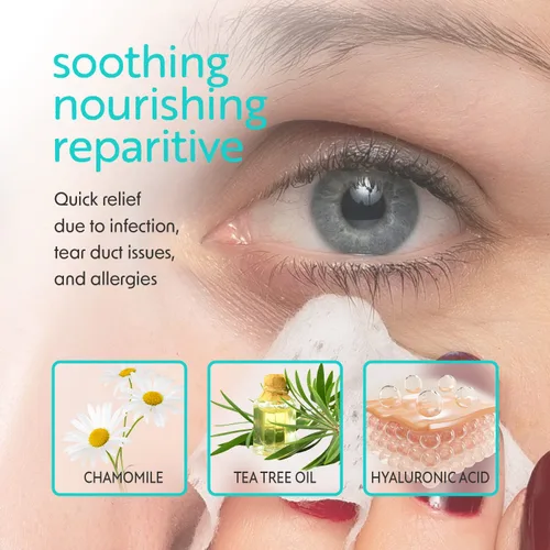 Vista 3 de Toallitas para párpados Peepers Plus de Natural Essentials, toallitas para ojos sin conservantes y sin enjuague para uso diario, ácido hialurónico