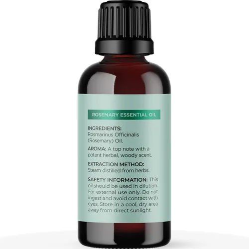 Vista 5 de Juego de aceites esenciales de aromaterapia para difusor, aceite esencial de romero puro y aceite esencial de lavanda, aceites esenciales puros