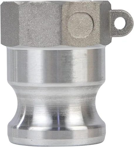 Vista 4 de 2 piezas de accesorios de bloqueo de leva de aluminio (1 pulgada Parte A) accesorios de manguera de ranura de leva, adaptador macho hembra NPT rosca