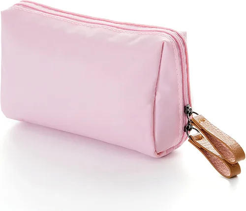 Vista 11 de Pequeña bolsa de maquillaje para bolso, bolsa de maquillaje, pequeña bolsa de cosméticos, mini bolso portátil para mujeres y niñas, Negro