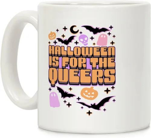 Vista 13 de LookHUMAN Tazas de Halloween Taza de café de Halloween - Tazas de café para decoración ideales para amantes y entusiastas de la decoración - Taza