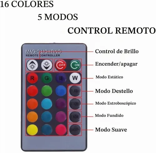 Vista 4 de 1797 H11 H8 H16 (JP) H9 LED RGB luces antiniebla bombilla ámbar amarillo blanco multicolor 16 cambio de color kit de interruptor estroboscópico