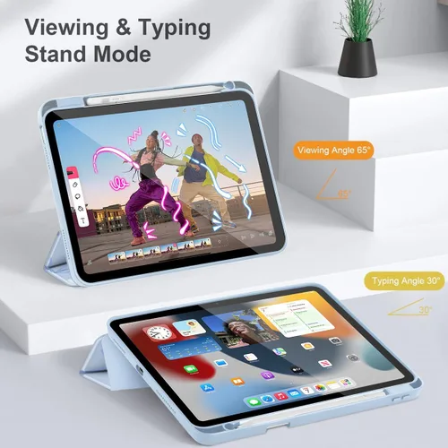 Vista 7 de Funda Mektron para iPad 2025 de 11 pulgadas (Chip A16) de 11ª generación, Compatible con iPad de 10ª generación de 10.9 pulgadas 2022, con soporte