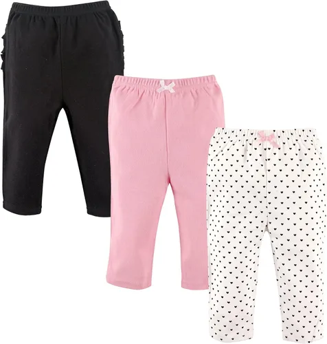 Vista 83 de Hudson Baby - Pantalones y leggings unisex de algodón para bebé 2-Rosa Negro