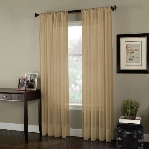 Vista 7 de Curtainworks 1Q804004OY Soho Voile Cortina Panel 1Q804004OY, 144", Oyster