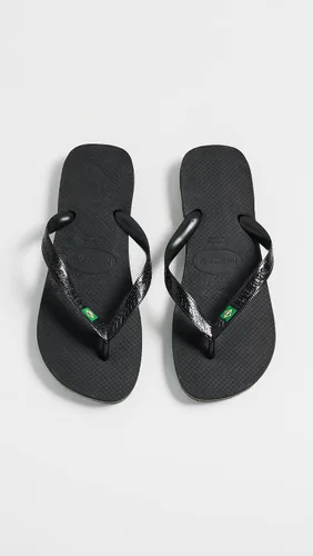 Vista 2 de Havaianas Women's Brasil Flip Flops Negro
