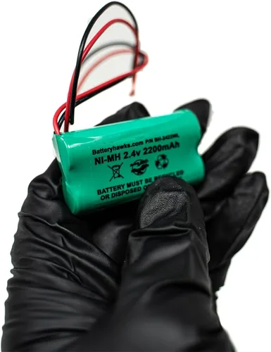 Vista 5 de AA2200mAh 2.4V 2.2Ah batería Ni-MH paquete de uso general con plomo luz solar