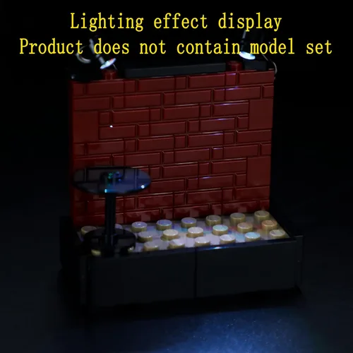 Vista 8 de GEAMENT Kit de luz LED (control remoto) compatible con Lego Seinfeld - para ideas 21328 modelo de construcción (juego de modelos no incluidos)