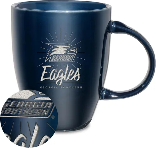 Vista 9 de Rico Industries - Taza de lustre cerámico con grabado láser de la NCAA de 18oz - Café-Té