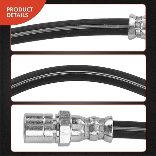 Vista 5 de A-Premium Manguera hidráulica de freno central trasero compatible con modelos Toyota - Land Cruiser 1971-1974 3.9L 1975-1980 4.2L - Reemplazar #