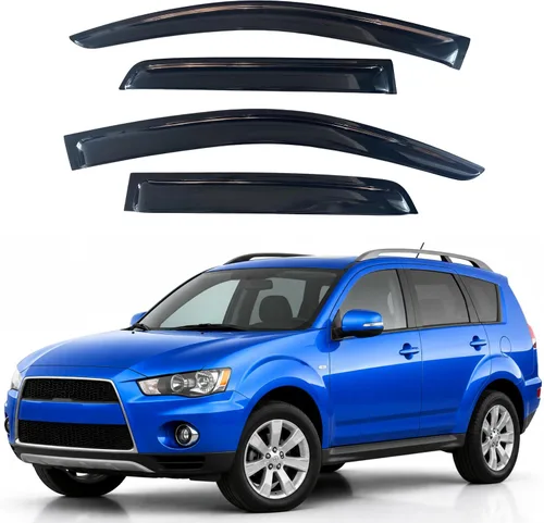 Vista 77 de Visera de ventana IG para Ford Focus Sedán y Hatchback 2012-2018, Protector de ventana lateral para lluvia y viento estilo Mugen, extra duradero