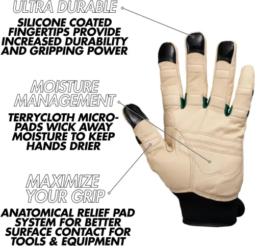 Vista 3 de BIONIC GLOVES - Guantes de jardinería ReliefGrip para mujer