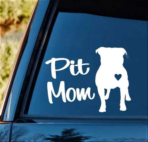 Vista 6 de Pit Bull - Calcomanía para ventana de coche de 6 pulgadas BG 101